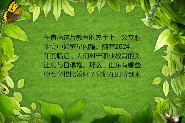 山东有哪些中专学校比较好？